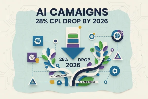 AI Campaigns: 28% CPL Drop in 2026