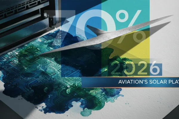 Aviation’s 2026 Solar Play: 70% Emissions Cut