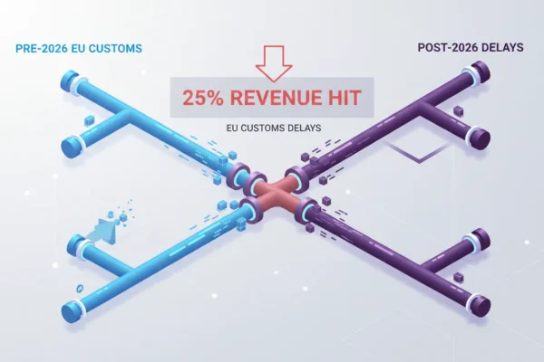 EU Customs Delays: 25% Revenue Hit in 2026