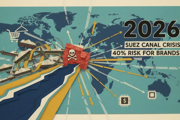 Suez Canal Crisis: 40% Risk for Brands in 2026
