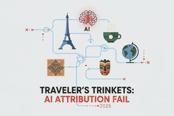 Traveler’s Trinkets: AI Attribution Fail in 2025