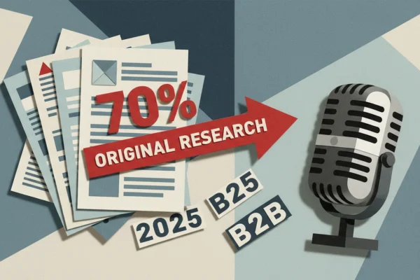 2025 B2B: 70% Rely on Original Research
