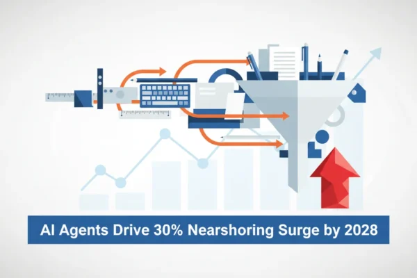 AI Agents Drive 30% Nearshoring Surge by 2028
