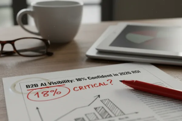B2B AI Visibility: 18% Confident in 2026 ROI