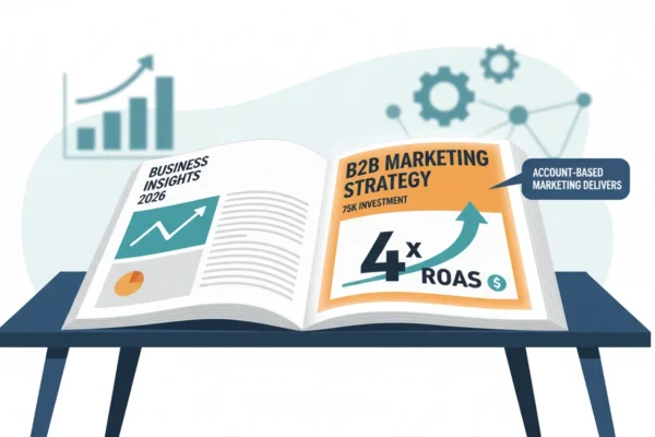 B2B Marketing: $75K ABM Drives 4x ROAS in 2026