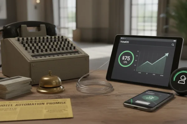 HotelOS: $75 CPL for Hospitality Tech in 2026