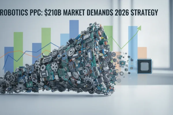 Robotics PPC: $210B Market Demands 2026 Strategy